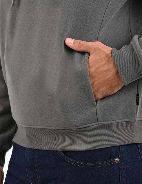 Sudadera con capucha LEE en color gris para caballero